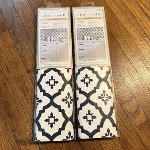 2 x Allen + Roth Estrella Wall Decal Peel and Stick Backsplash 108" X 18.11"